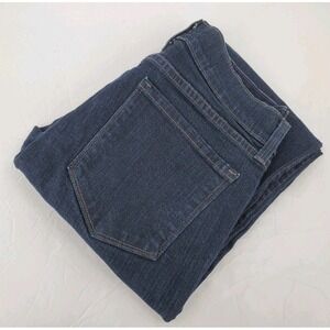 NYDJ Not Your Daughters Jeans Slim Stretch Size 0 Dark Wash Mid Rise Made In USA